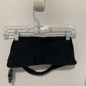 NWT Black Aerie Bandeau Bikini Top